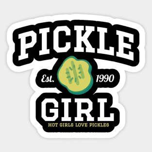 Pickle Girl Athletic Sticker